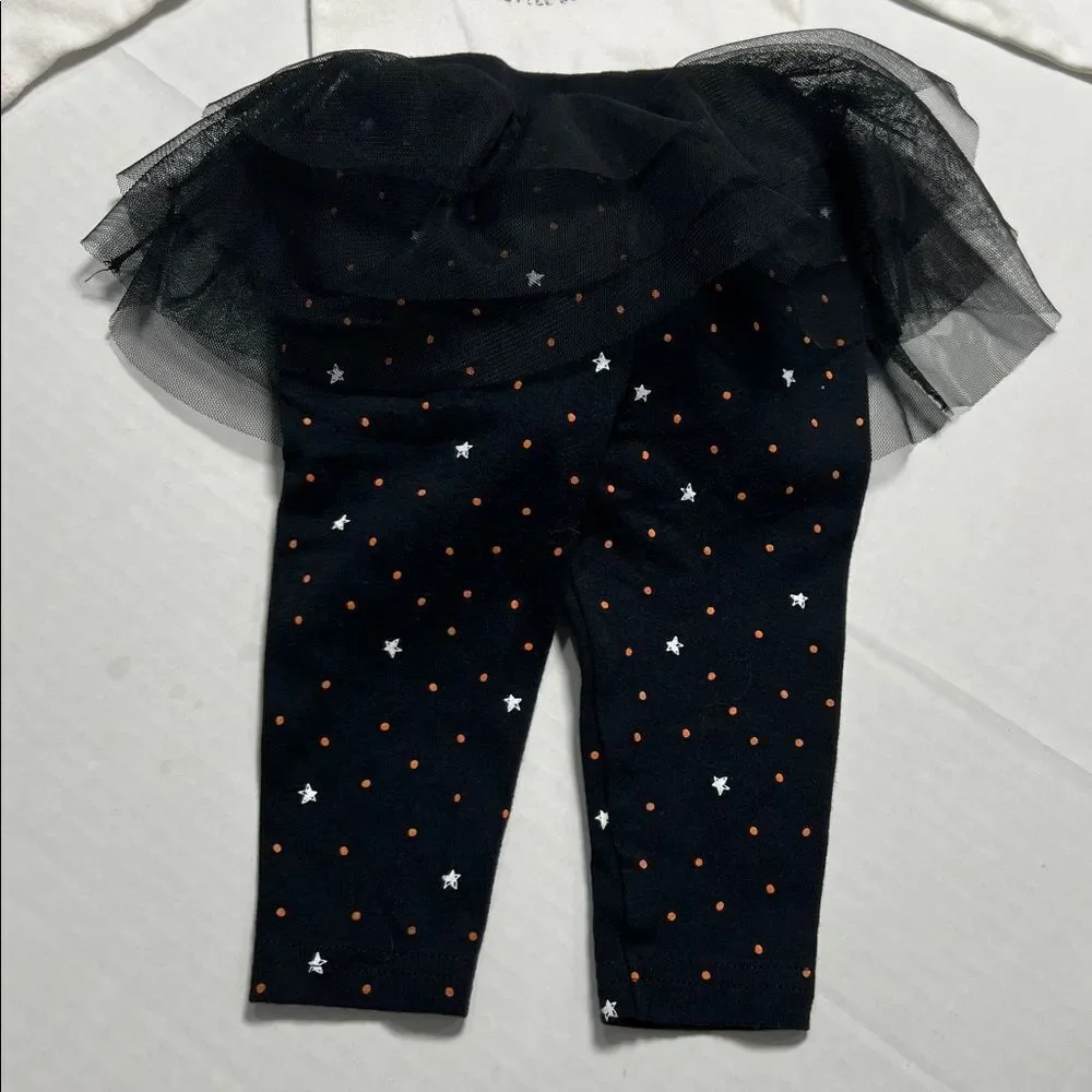 Carter’s Just One You Halloween 2 piece matching tulle skirt leggings set 6 m